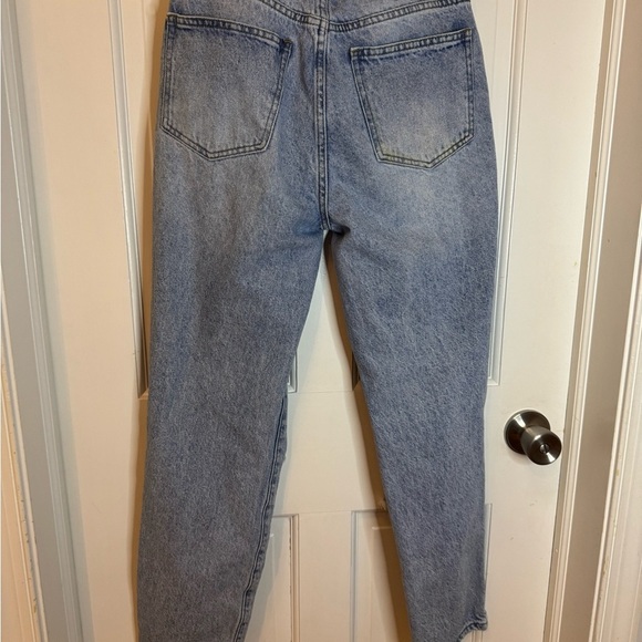 PacSun Blue Straight Leg Vintage Distressed Jeans - Picture 2 of 7